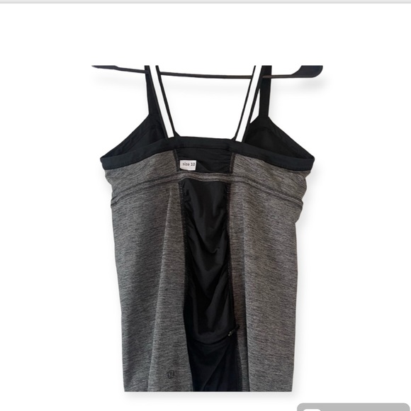 Sale‼️Lululemon Black and Gray Tank Top-Size 10 -EUC - Picture 2 of 11